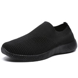 Breathable Mesh Platform Sneakers Men Soft Bottom Unisex Casual Shoes Sports Shoes MartLion 826black 43 