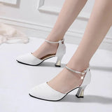 women stylish high heel pumps lady party spring summer 5.5cm high heels pink shoes MartLion a 36 