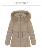 Down winter Jacket Women Parkas  Warm Cotton Padded Coat Ladies Short Overcoat Hooded MartLion   