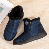 Waterproof Snow Boots Woman Winter Warm Plush Lined Boots for Women Leisure  Cotton Shoes Ladies MartLion   