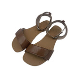 Summer Barefoot Leather Flat Sandals For Women With Soft Sole MartLion   