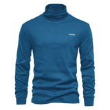 Casual Sweater Men's Cotton Slim Embroidery Pullover Design Mart Lion Blue EU size S 
