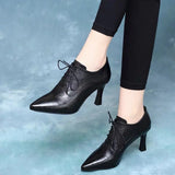 Cowhide Black Latin Dance Boots Women Winter Heel Salsa Jazz Tango Genuine Real Leather Dance Shoes Rubber Sole MartLion   