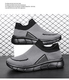 Breathable Socks Shoes Mesh Sneakers BCasual Men's Slip-on Platform zapatillas de hombre MartLion   
