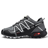 Men's Shoes Outdoor Breathable Speedcross  Men's Running Shoes Mart Lion 8-8-Black White 42 