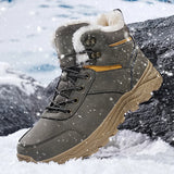 snow boots men winter boots keep warm plush boots hiking boots men casual shoes men mountain snow boots MartLion