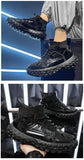 Spring Autumn Sliver Mirror Sneakers Men's Glitter Luxury Desinger Shoes Platform Breathable Casual MartLion   