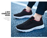Men's Lace Up Knit Sneakers Casual Outdoor Athletic Running Walking Gym Sports Outdoor Male Women Breathable Shoes MartLion