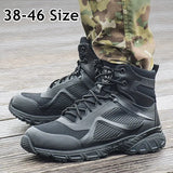  Outdoor Tactical Combat Boots Army Fan Training Military Spring Summer Ultralight Breathable Men's Hiking Sport Shoes MartLion - Mart Lion