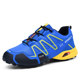 Men's Hiking Shoes Water Resistance Outdoor Sneakers Non-Slip Lightweight Trail Running Camping Breathable Climbing Travel Mart Lion JD1-Blue CN 39