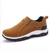 Men Casual Sport Shoes Men's Shoes Outdoor Walking Shoes MartLion Brown 38 