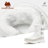 Golden Camel Women Snow Boots Winter Thick Plush Waterproof Non-slip Thigh High Warm Fur Platform MartLion   