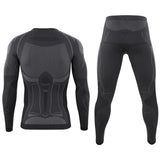 Men's Sport Thermal Underwear Suits Outdoor Cycling Compression Sportswear Quick Dry Breathable Clothes Fitness Running Tracksuits MartLion   
