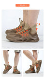 work safety sneakers with steel toe anti puncture work shoes anti smash protective anti-slip labor boots MartLion   