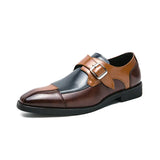 Classic Mixed-colors Men's Derby Shoes Leather Formal Shoes Lace-up Dress Zapatos De Vestir MartLion zonglan 1812 38 CHINA