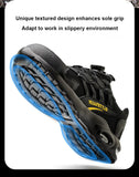 Men's Rotating Button Safety Shoes Steel Toe Work Sneakers Indestructible Puncture-Proof work Air Cushion Boots MartLion   