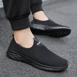 Shoes for Men Slip on Casual Breathable Mesh Outdoor Non Slip Lazy Shoes Lightweight  Men Shoes MartLion   