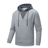 Men's Pullover Hooded Winter Fleece Hoodies Sweatshirt with Pockets Slim Fit Casual Hoody Street Home Clothing Mart Lion   
