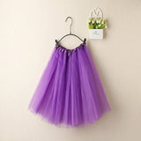 Women Summer Vintage Tulle Skirt Adult Fancy Ballet Dancewear Party Costume Ball Gown Mini Skirt MartLion dark purple One Size 