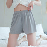 Home Casual Women's Shorts Summer Thin Safety Pants Women MartLion gray L 40-52kg 