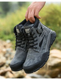 Safety protective shoes anti-smash anti-stabbing safety shoes thick-soled breathable non-slip non-tired feet work shoes MartLion