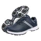 Men's Golf Shoes Waterproof Golf Sneakers Outdoor Golfing Spikes Shoes Jogging Walking Mart Lion Lan-6 8.5 