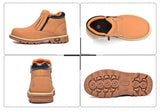  work shoes men's waterproof safety anti spark leather boots anti puncture anti slip welder black work MartLion - Mart Lion