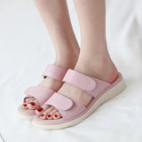 Summer Shoes Women Sandals Soft Flat Beach Sandals Summer Ladies Pink Black MartLion   