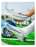 Men's FG TF Football Boots Futsal Professional Unisex Anti-Slip Kids Soccer Shoes Grass Football Sneakers MartLion   