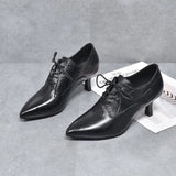 Cowhide Black Latin Dance Boots Women Winter Heel Salsa Jazz Tango Genuine Real Leather Dance Shoes Rubber Sole MartLion Black 5cm heel 39 