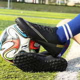  Children Soccer Shoes Professional Training TF AG Boots Men's Soccer Cleats Sneakers Kids Turf Futsal Football MartLion - Mart Lion
