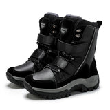 Mid Length Women's Boots Winter Thick Cotton Shoes Warm Snow Boots Thick Sole Anti Slip Wear-resistant Women's Shoes MartLion Black 41