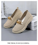 Shoes Trend Slip On Loafers Ballet Flats Ladies Sneakers Women's Summer Comfort Footwear Casual Mom Cotton MartLion   