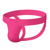 Men's Underwear Briefs Athletic Jock Strap Supporter Gay Men's Jockstraps Solid 9 Colors MartLion BP01-pink L 1pc
