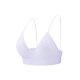 Women Seamless Bra Camisole Underwear MartLion white M 