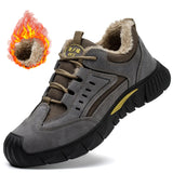 Winter Boots Men's Indestructible Shoes Insulated 6kV Safety Puncture-Proof work Security Protective MartLion Brown fur 38 