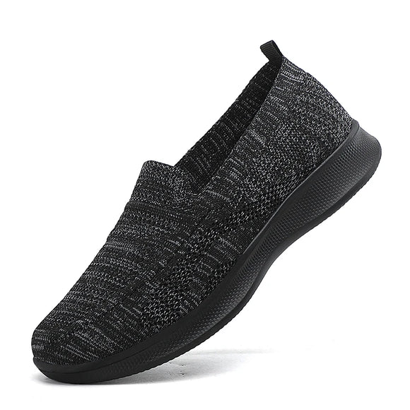  Mesh Breathable Sneakers Women Light Slip on Flat Casual Shoes Ladies Loafers Socks Zapatillas Mujer MartLion - Mart Lion