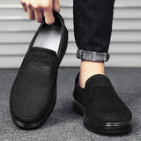 Men's Sneakers Lightweight Breathable Slip-On Flats Shoes Casual Mesh Luxury Summer Dress MartLion   