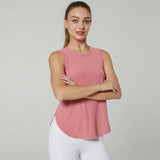 Gym Crop Top Sport Fitness Tank Summer Yoga Wear Vest Quick Dry Workout Run Sleeveless T Shirt MartLion   