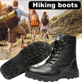 Men's Military Boots Desert Combat Outdoor Hunting Trekking Camping Tactical Winter Work Shoes MartLion   