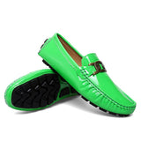 Men's Loafers Moccasins Slip on Driving Shoes Leather Designer Sewing Lazy Walking Casual Mart Lion   