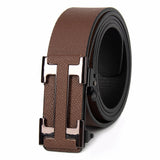 Style Belt Men's Genuine Leather Men's Belts Strap MartLion light brown 120cm 
