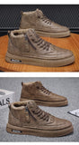 Men's Winter Warm Cotton Shoes Classic Retro Plush Anti Slip Snow Boots Outdoor Sports Casual Shoes MartLion