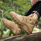 Men's Outdoor Military Combat Tactical Army Winter Shoes Desert Ankle Boots Work Safety MartLion - Mart Lion