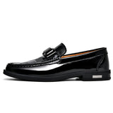 Patent Leather Loafers Men's Casual Shoes For Gentleman Loafer Formal MartLion   