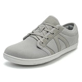 Men's Minimalist Barefoot Sneakers Wide Fit Zero Drop Sole Optimal Relaxation Cross Trainer Barefoot Shoes Wide Toe Box MartLion A036 light gray 39 