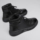 Men's Sports Shoes Casual Platform Boots Man Round MartLion   