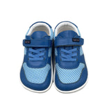 Spring Genuine Leather Shoe for Girls and Boys Kids Barefoot Sneaker Light Weight Minimalist Elastic MartLion Blue 9 