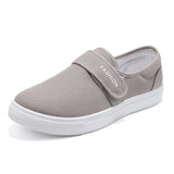 Men's Casual Sneakers Vulcanized Flat Shoes Designed Skateboarding Tennis Hook Loop Outdoor Sport Mart Lion grey 39 