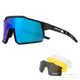 Cycling Glasses TR90 Frame Men's Women Outdoor Sports Sunglasses Cycling Driving Baseball Running MartLion 02 4lens 